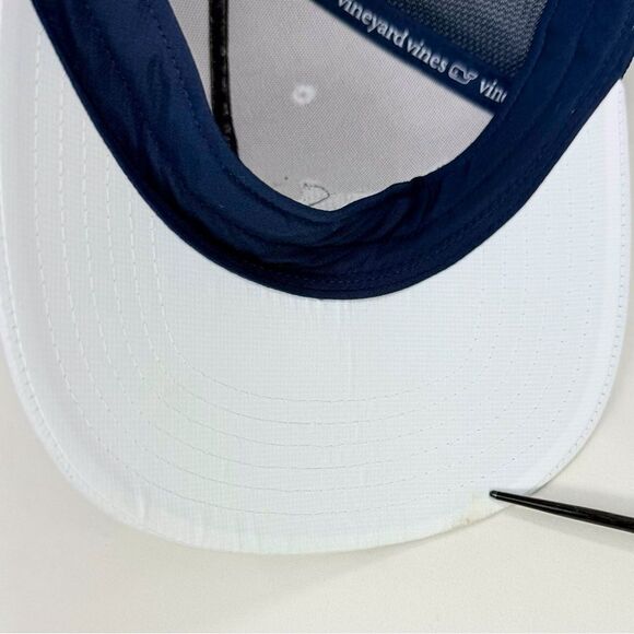 Vineyard Vines Patriotic Swordfish Red White Blue Mesh Trucker SnapBack Cap - Picture 11 of 11